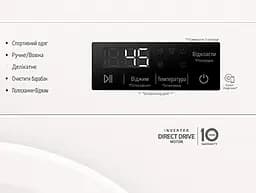 Пральна машина LG фронтальна, 7кг, 1200, A+++, 44см, дисплей, пара, інвертор, білий (F2Y1HS3W) - мініатюра 9