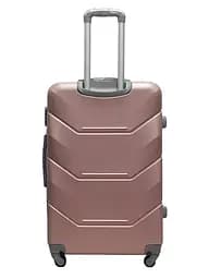 Валіза велика L ABS-пластик Milano bag 147M 76×51×31см 115л Рожеве золото - мініатюра 3