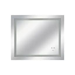 Дзеркало Qtap Mideya 800x700 з LED-підсвічуванням Touch, з антизапотіванням, з диммером яскравості Reverse QT2078NCF8070W - мініатюра 3