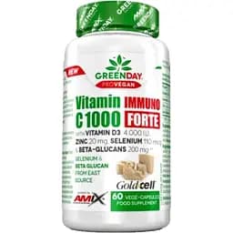 Amix GreenDay ProVegan Vitamin C 1000 mg Immuno Forte 60 веган капс