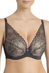 Бюстгальтер 001 10 02 пуш-ап +1 ELLEN Effetto Lingerie чорний 75B