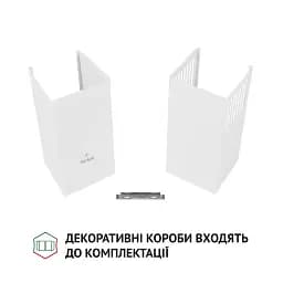 Витяжка купольна Perfelli K 6432 WH 850 LED RETRO - мініатюра 8