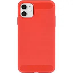 Чохол-накладка iPaky Slim Anti-Fingerprint TPU Case Apple iPhone 11 Red