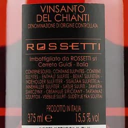 Вино Tenute Rossetti Il Nostro Vinsanto Del Chianti, біле, солодке, 15,5%, 0,375 л - мініатюра 3