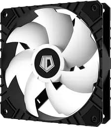 Вентилятор ID-Cooling WF-12025-SD-W, 120x120x25мм, 3-pin, черный с белым (WF-12025-SD-W) Б/у