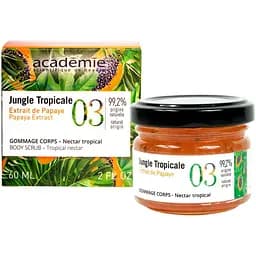 Скраб для тіла Тропічний нектар Academie Jungle Tropicale Body Scrub Tropical Nectar 60 мл (3145073320062)