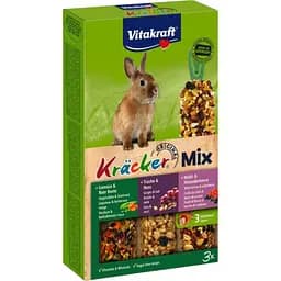 Лакомство для кроликов Vitakraft Kracker Original Trio-Mix 168 г (3 шт. по 56 г) (25227 Vitakraft)
