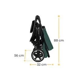 Прогулянкова коляска Kinderkraft Route, Platinum Grey (3953) - мініатюра 7