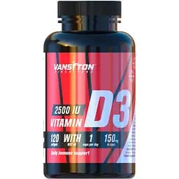 Витамин D3 2500 МЕ Vansiton 150 мг 120 капсул