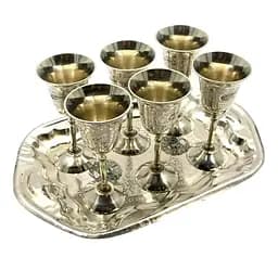 Рюмки бронзовые цветные 30 мл 6 шт.