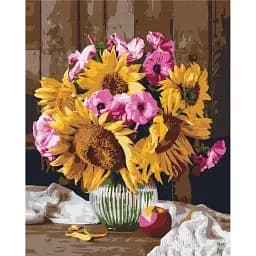 Картина по номерам Brushme Дачный букет 40x50 см