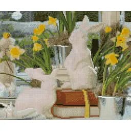 Алмазна картина Веселі статуетки HX192 30х40 см