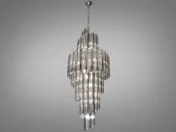 Современная хрустальная люстра на 16 ламп.