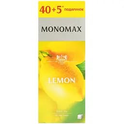 Чай чорний Monomax Lemon 67.5 г (40+5 шт. x 1.5 г)