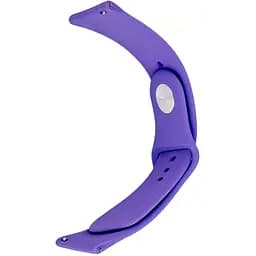 Ремінець Silicone 22 мм Watch Gear S3/ Watch 46 мм/Xiaomi Amazfit Deep Фіолетовий L