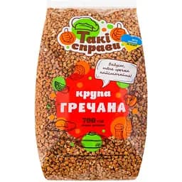 Крупа гречана Такі справи ядриця швидкорозварювана 700 г