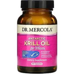 Жирні кислоти Dr. Mercola Antarctic Krill Oil for Women 90 капсул