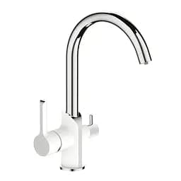 Змішувач для кухні на дві води Mixxus Premium Edem 021 MI5924 Білий матовий