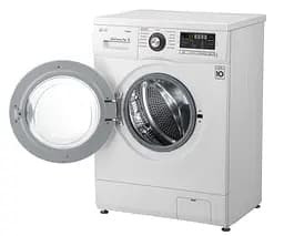 Пральна машина LG з фронтальним завантаженням F1296HDS3, 7кг, 1200, A+++, Пар, глибина 44см, Дисплей, Інвертор, Білий (F1296HDS3) - мініатюра 5