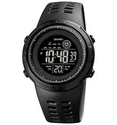 Годинник дитячий наручний спортивний Skmei 1773 (Чорний з чорним)