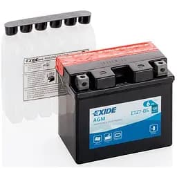 Аккумулятор автомобильный EXIDE AGM 6Ah Ев (-/+) (100EN) (ETZ7-BS)