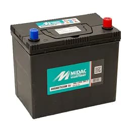 Акумулятор 6СТ-45A MIDAC HERMETICUM Asia, 12V, 45Ah (-/+) Євро, EN360А