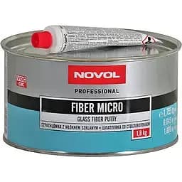 Шпаклівка Novol Fiber Micro 1235 зі скловолокном 1.8 кг