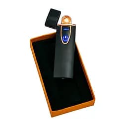 Электрозажигалка спиральная ZGP 7 глянцевая, сенсорная USB зажигалка электроимпульсная usb зажигалка (ST)