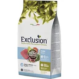 Сухий корм Exclusion Puppy Tuna Small Breed для цуценят дрібних порід з тунцем 500 г