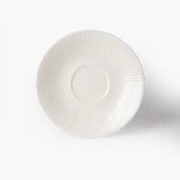 Блюдце МВМ My Home Промінь 16.5 см біле (KP-139 WHITE) - мініатюра 3