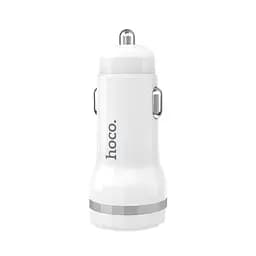Автомобільний зарядний пристрій Hoco Z27 2 USB White + USB Cable XiaomicroUSB