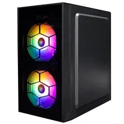 Корпус 1stPlayer X1-3F1 Black 600W (X1-3F1-BK&PS-600FK)