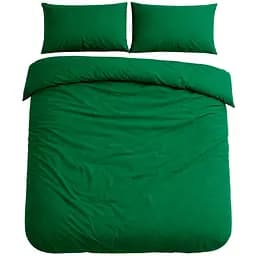 Пододеяльник Ecotton фланель Dark Green 150х215 см темно-зеленый (25535)