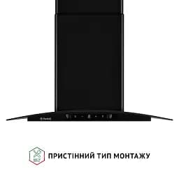 Витяжка декоративна зі склом Perfelli GRASSI 6PWB NERO - мініатюра 2