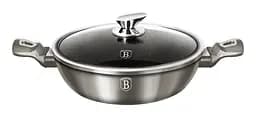 Сотейник зі скляною кришкою Berlinger Haus Carbon, 3,8 л (BH 1241N)