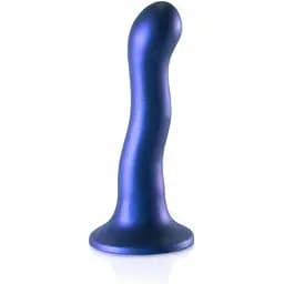 Фаллоимитатор Ouch! Curvy G-Spot Dildo 7apos;apos; 18 cm (синий)