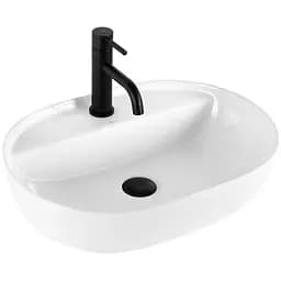 Умивальник Rea Aura 51 white накладний REA-U4620, Білий