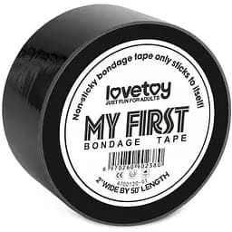 Бондажна стрічка LoveToy My First Bondage Tape 15 м (чорний)