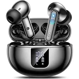 EUQQ YYK-Q10 - Бездротові Bluetooth-навушники з 4 HD мікрофонами, водонепроникні, 36 годин відтворення