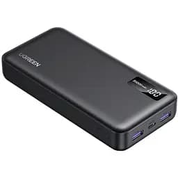 УМБ Ugreen 20000mAh 22,5W PD 2хUSB-A +2xUSB-C Black (PB312) - мініатюра 3