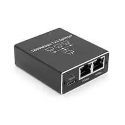 Активний RJ45 сплітер 1=>3 порту, підтримує 1000Mbps, with Type-C power supply