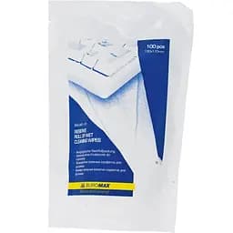 Запасний блок серветок Buromax для чищення оргтехніки, пластикових поверхонь та офісних меблів 100 шт (BM.0801-01)