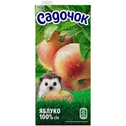 Сок Садочок Яблочный восстановленный осветленный 950 мл (877017)