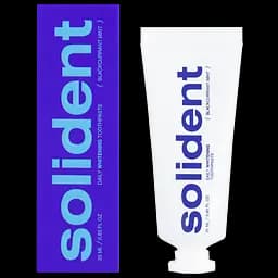 Ежедневная отбеливающая зубная паста Solident Blackcurrant mint смородина-мята 25 мл