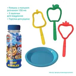 Ароматичні мильні бульбашки Paw Patrol Друзі DoDo 200733 об'єм 150 мл, 3 палички - мініатюра 3