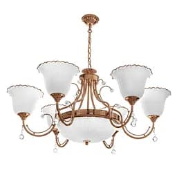 Люстра подвесная Brille классическая в гостиную BKL-045S/9 E27 FG