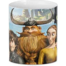 Кухоль GeekLand Як приручити дракона How to train your dragon  Прихований світ HD.02.18 330 мл білий