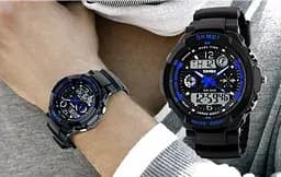 Чоловічий спортивний годинник Skmei S-Shock 0931 Синій - мініатюра 5