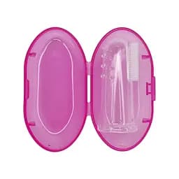 Силіконова зубна щітка для ясен MGZ-0706(Pink) у футлярі