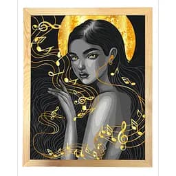 Набор для росписи ArtCraft Цвет музыки 40x50 см с багетной рамкой (10111-ACF)